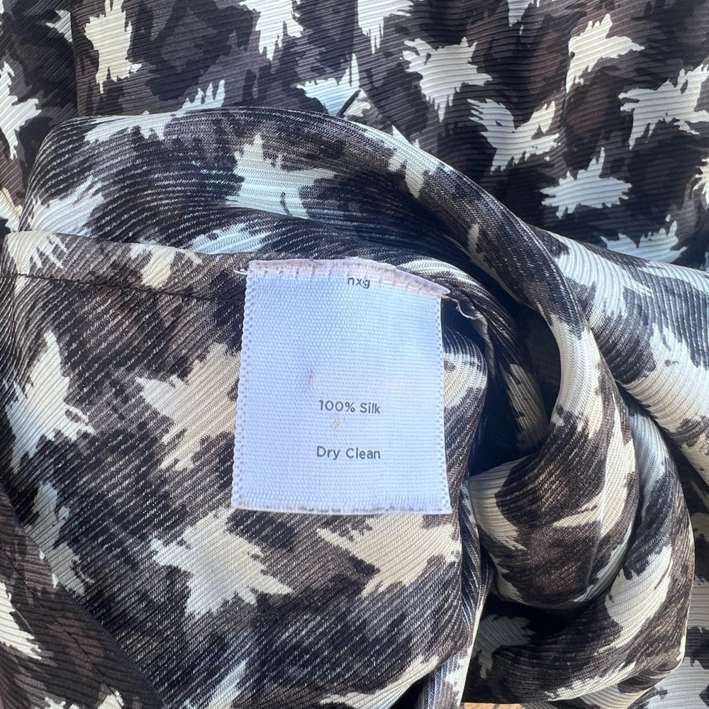 Talbots 100% Silk Printed Top - Picture 3 of 11